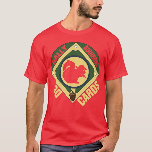 Cardinals Rally Squirrel T-Shirt (Front)