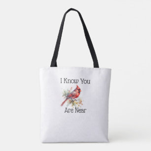 Cardinals Red Are Near Personalise Tote Bag