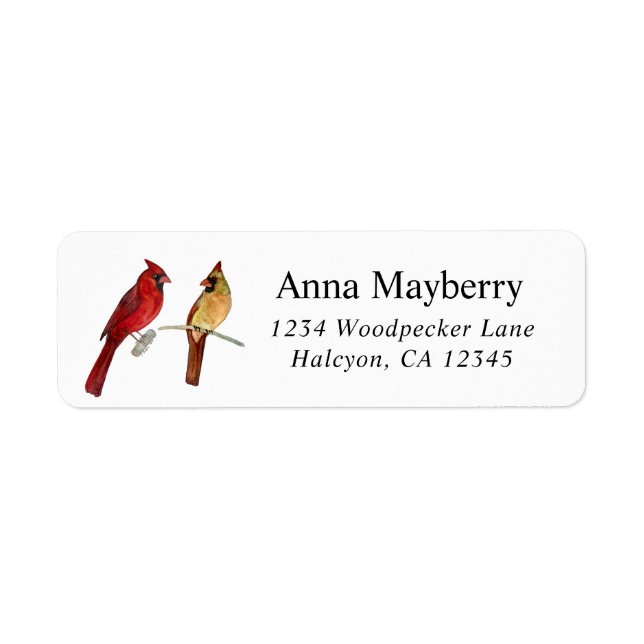 Cardinals Return Address Label (Front)