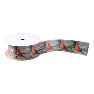 Cardinals Ribbon Satin Ribbon