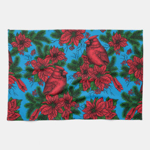 Cardinals Tea Towel