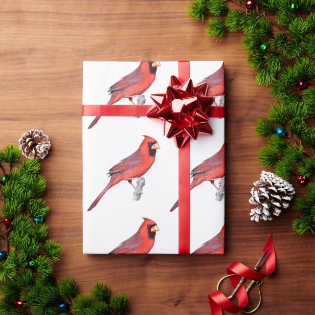 Cardinals Wrapping Paper (Holiday Gift)