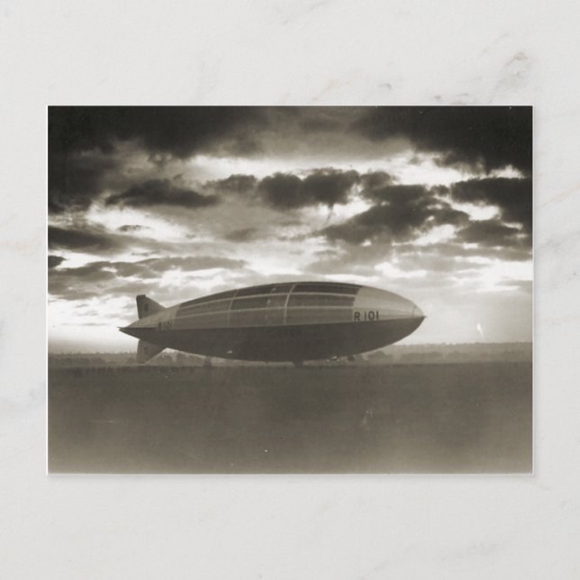 Cardington, Airship R101 Postcard (Front)