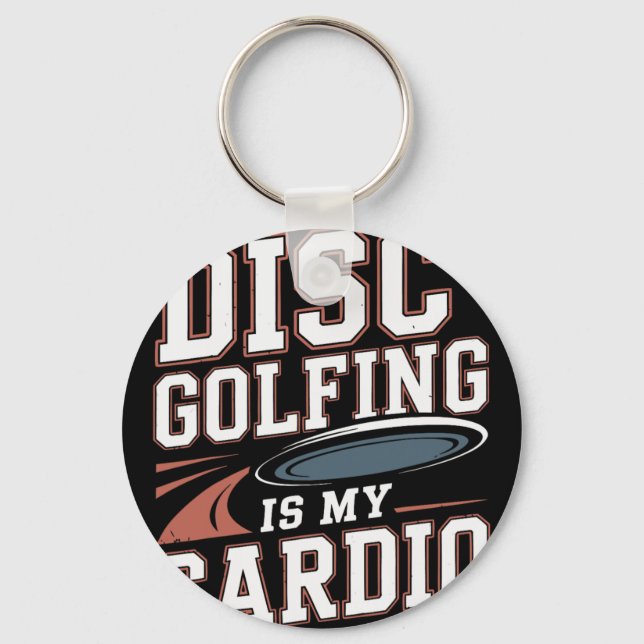Cardio Disc Golf  Key Ring (Front)