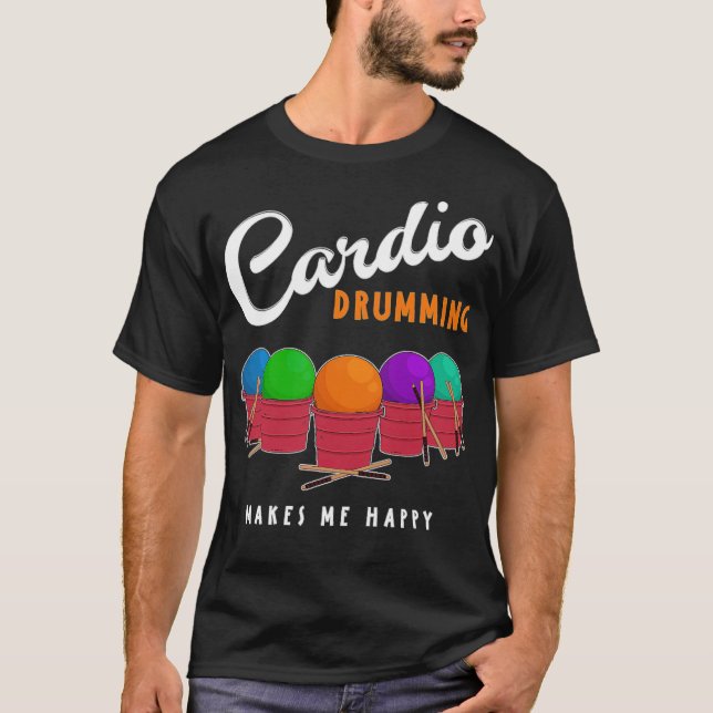Cardio Drumming Squad Group graphic be water my fr T-Shirt (Front)