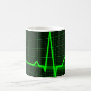 cardiogram ecg pattern for Classic White Mug
