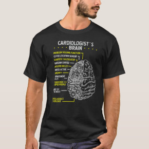 Cardiologist Brain Doctor Cardiology Doctor Heart T-Shirt