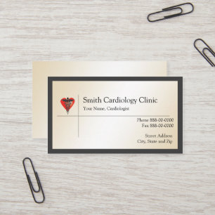 Cardiologist Business Card