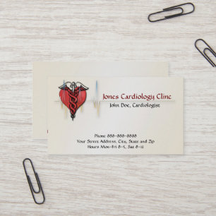 Cardiologist  Business Card