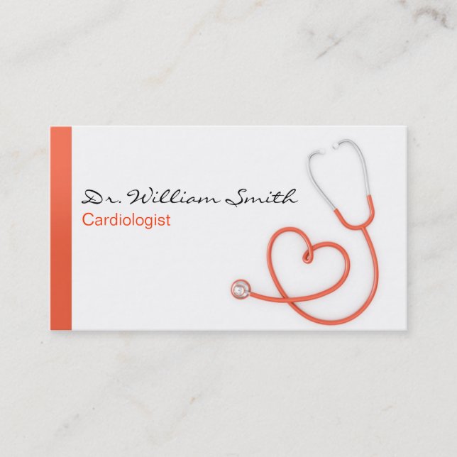 Cardiologist Business Card (Front)