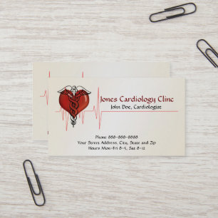 Cardiologist  Business Card