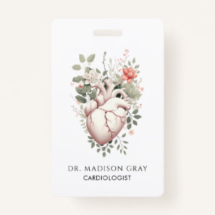 Cardiologist Doctor ID Badge