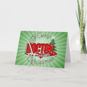 Cardiologist  DOCTOR MERRY CHRISTMAS Holiday Card