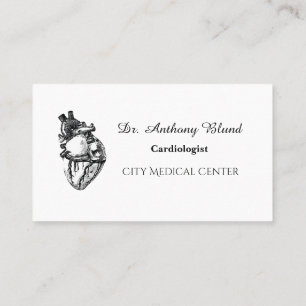 Cardiologist Electrocardiogram Doctor Surgeon Business Card