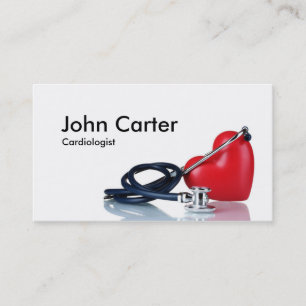 Cardiologist Family Doctor Clinic First Aid Business Card