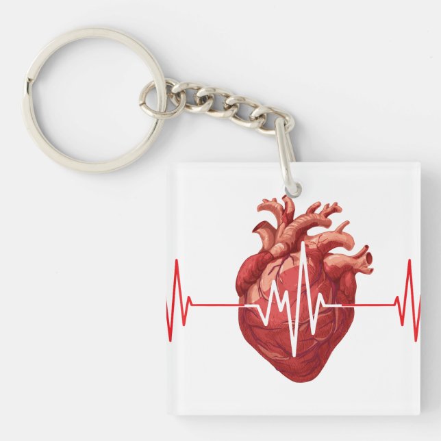cardiologist heart doctor I Hear You Compassion  Key Ring (Front)