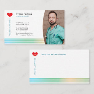 Cardiologist Heart Specialist Heart Doctor Business Card