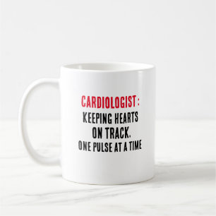 Cardiologist Keeping hearts on track, one pulse at Coffee Mug