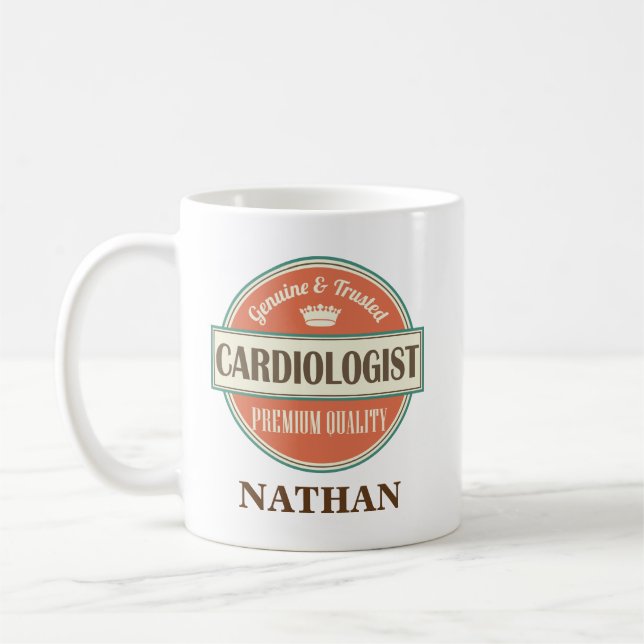 Cardiologist Personalised Office Mug Gift (Left)