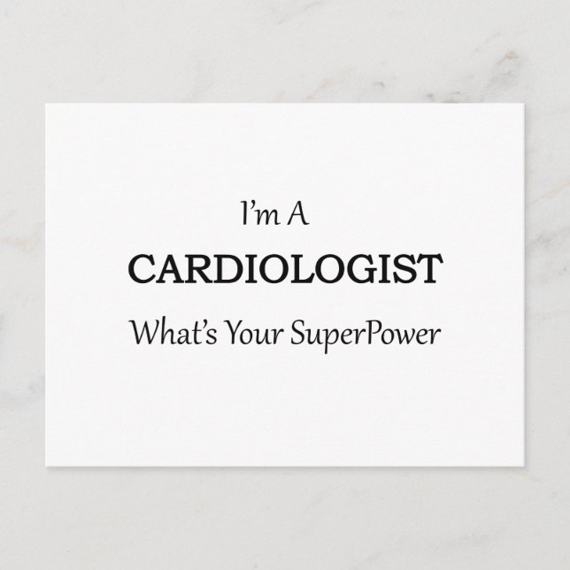 CARDIOLOGIST POSTCARD (Front)
