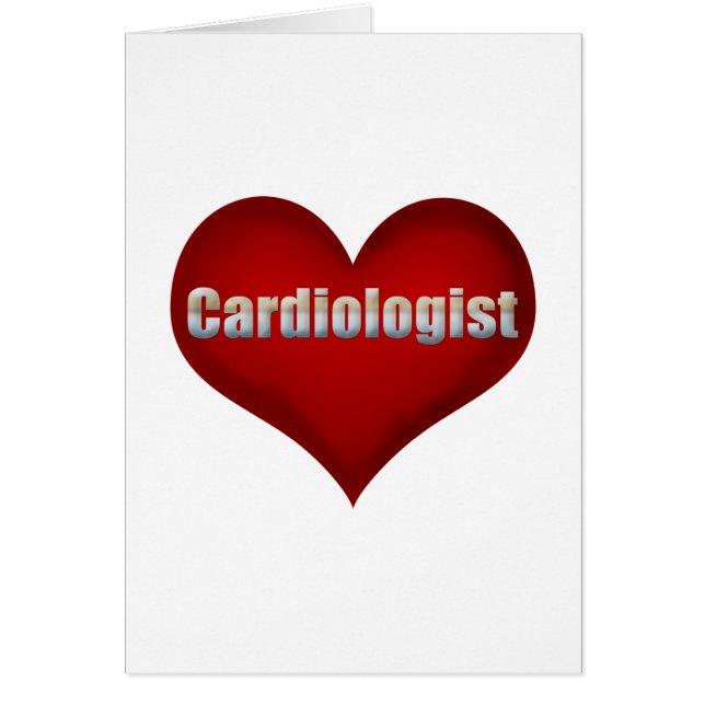 Cardiologist Red Heart (Front)