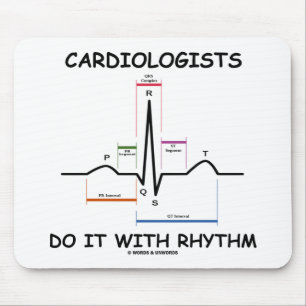 Cardiologists Do It With Rhythm (ECG/EKG) Mouse Mat