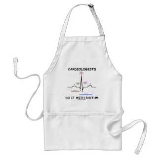 Cardiologists Do It With Rhythm (ECG/EKG) Standard Apron