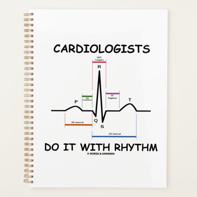 Cardiologists Do It With Rhythm EKG Sinus Rhythm Planner (Front)