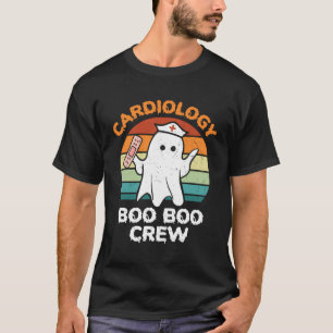 Cardiology Boo Crew Halloween Ghost Nurse Group Ma T-Shirt