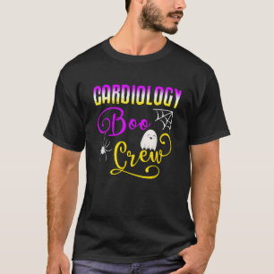 Cardiology Boo Crew Halloween Ghost Spider Group M T-Shirt