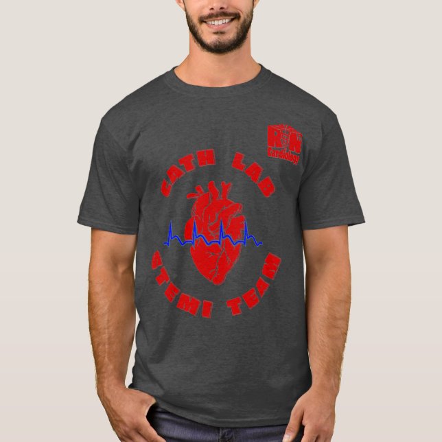 Cardiology Cardiac Cath Lab Code STEMI Team T-Shirt (Front)