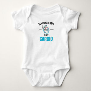 Cardiology Cardiologist Heart Heartchair Heartbeat Baby Bodysuit
