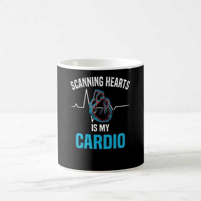Cardiology Cardiologist Heart Heartchair Heartbeat Coffee Mug (Center)