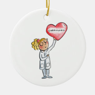 Cardiology Ceramic Tree Decoration