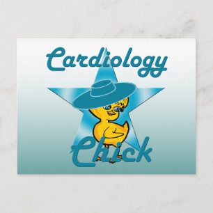 Cardiology Chick #7 Postcard
