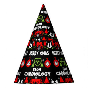 Cardiology Christmas Medical Staff Gifts Party Hat