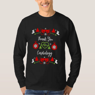 Cardiology Christmas Medical Staff Gifts T-Shirt
