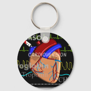 Cardiology  Heart Design Keychain