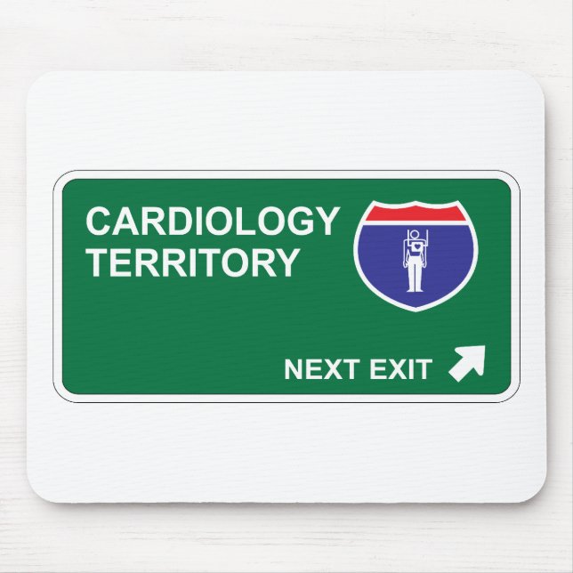 Cardiology Next Exit Mouse Mat (Front)