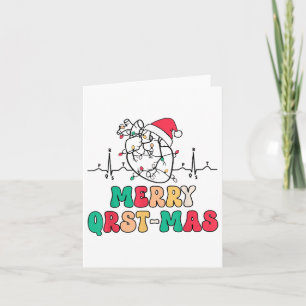 Cardiology Nurse Christmas Ecg Heart Anatomy Tachy Card