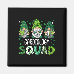 Cardiology Nurse Squad St Patricks Day Gnome Nurse Magnet