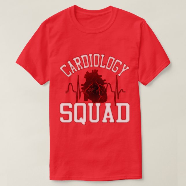 Cardiology Squad  Cardiac Nurse Cathlab Nurse  gif T-Shirt (Design Front)