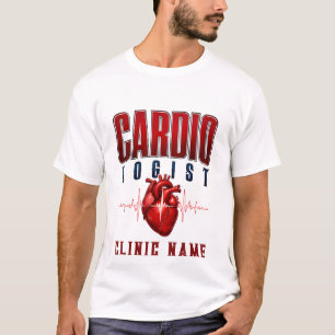 Cardiology Team Heartbeat Medical Design T-Shirt