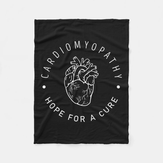 Cardiomyopathy Awareness Hope For A Cure  Fleece Blanket (Front)