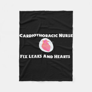 Cardiothoracic Nurse Fleece Blanket