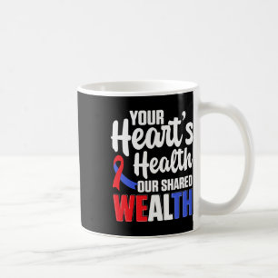 Cardiovascular Support Wear Red Heart Health Aware Coffee Mug