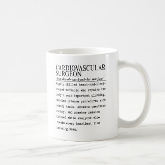 Cardiovascular surgeon coffee mug