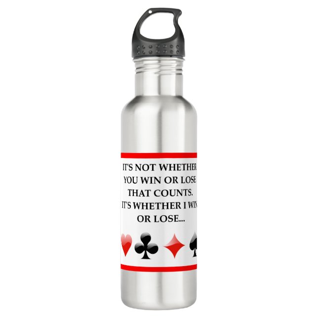 CARDS 710 ML WATER BOTTLE (Front)