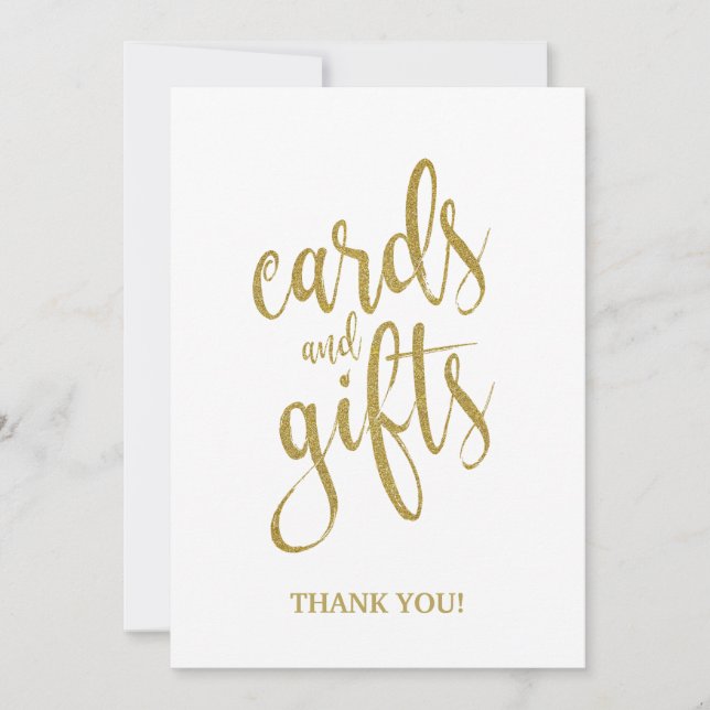 Cards and Gifts Affordable Wedding Sign (Front)