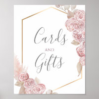 Cards and Gifts Bohemian Vanilla Pink Floral